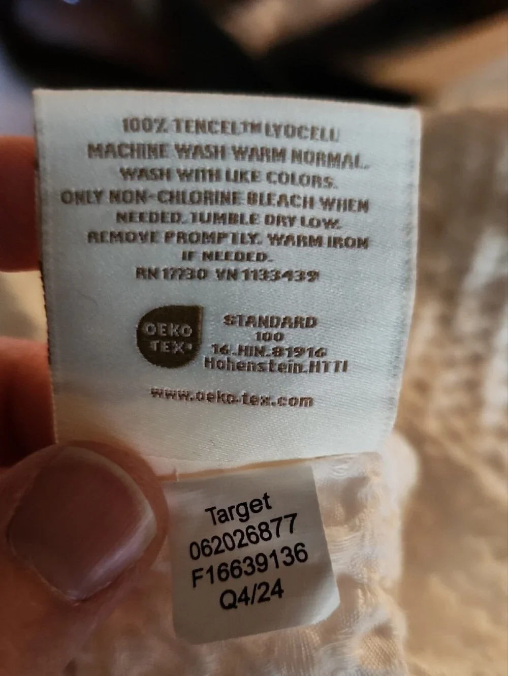 Threshold King Size Blanket Natural Fibers, Ivory, Like New